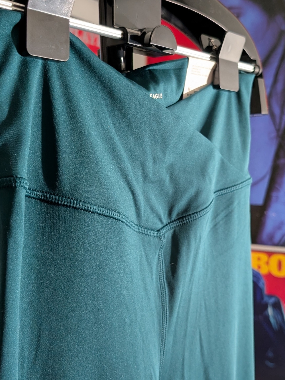 Aerie High-Rise Teal Leggings - Picture 3 of 8